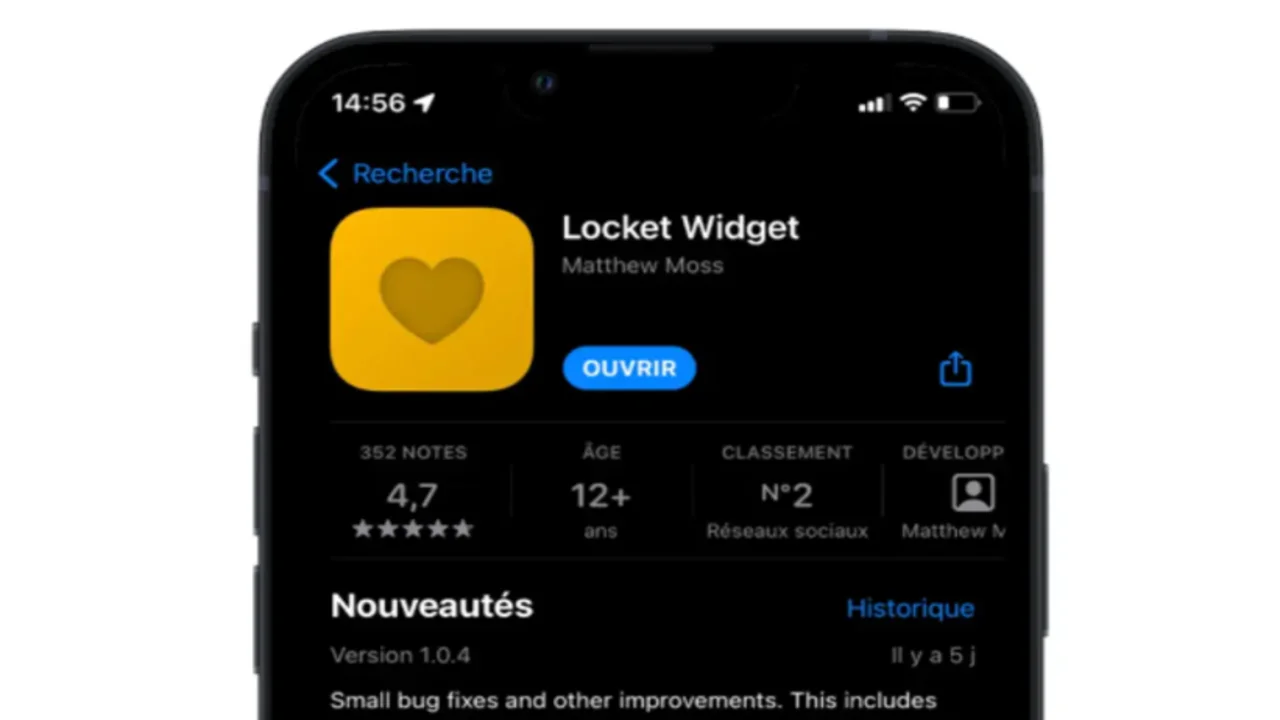 شرح طريقة الحصول علي تطبيق لوكيت locket widget