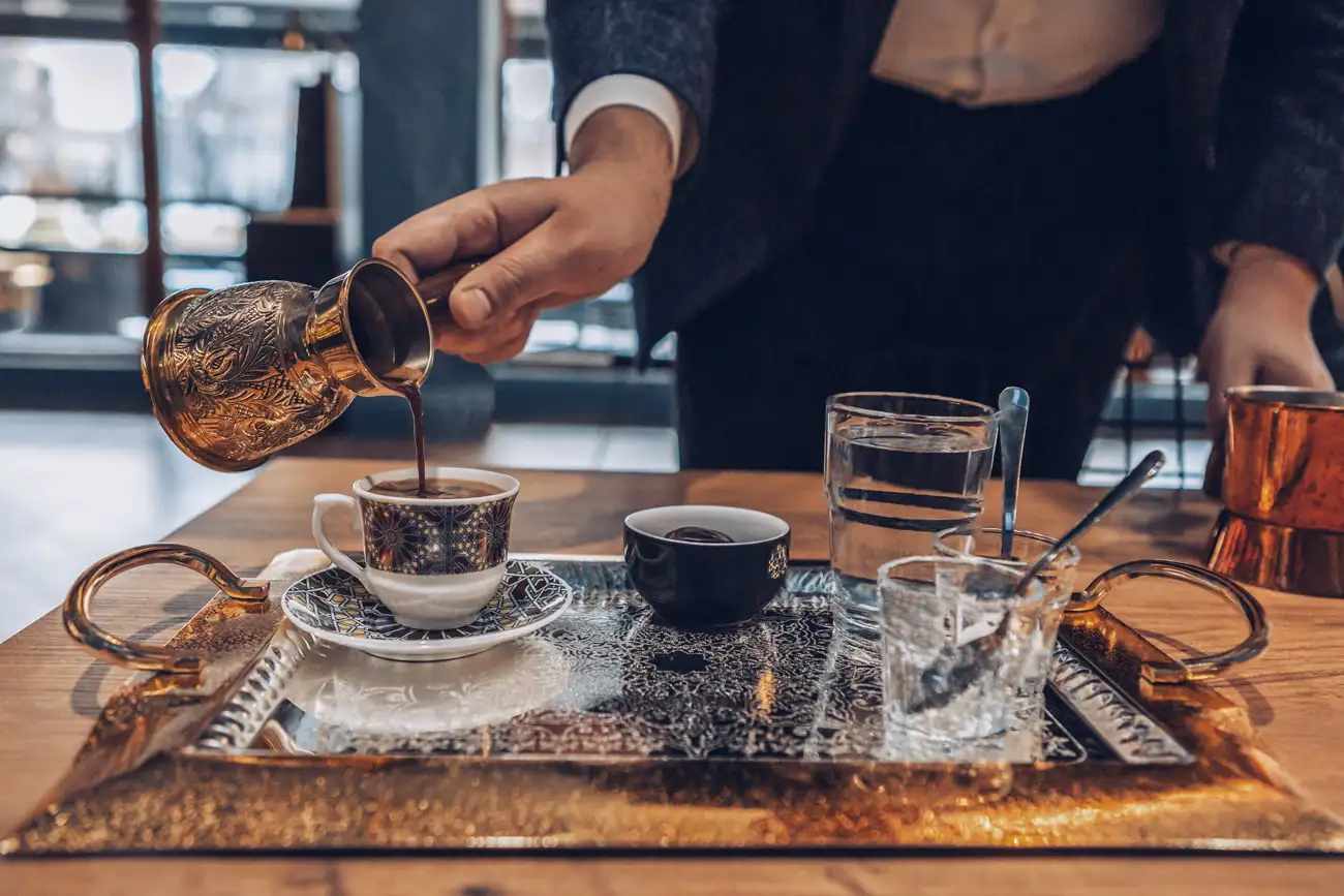 أصل القهوة التركية وفوائدها