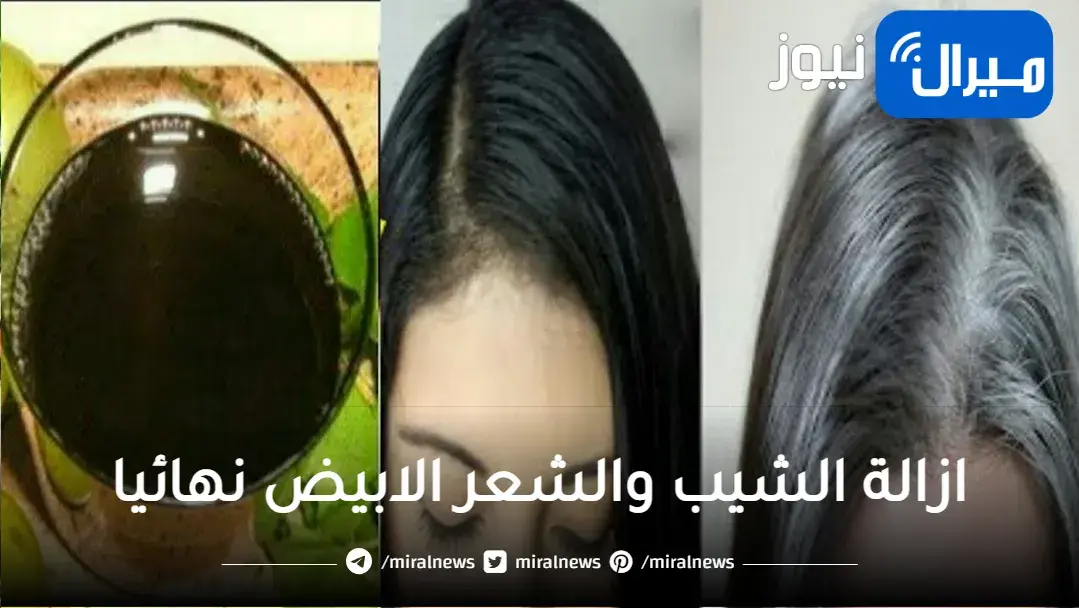 في دقائق أقوي بديل للصبغه.. مكون سري في مطبخك لازالة الشيب والشعر الابيض نهائيا بدون مواد كيماوية