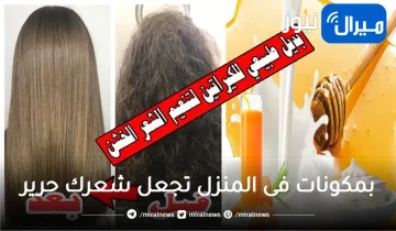 بمكونات فى المنزل تجعل شعر الخشن كالحرير بدون استخدام الكيماويات