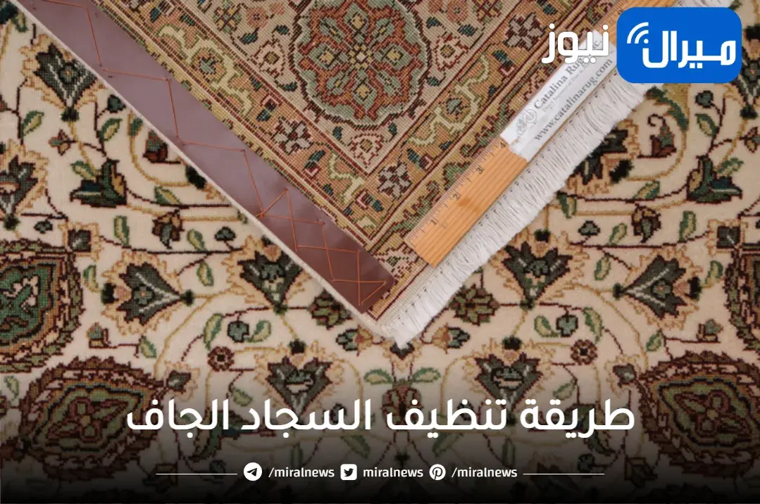 بمكون سحرى ميخطرش على بالك.. تنظيف السجاد على الناشف بدون نقطة مية هيرجع جديد من تانى بدون تعب