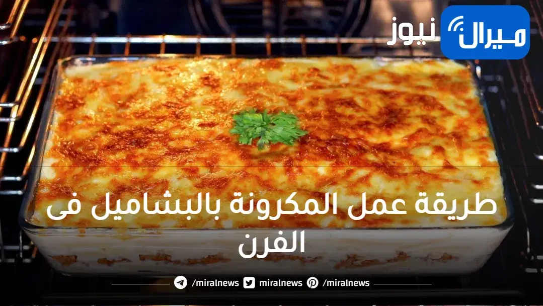 طريقة عمل المكرونة البشاميل 10 دقايق مكرونة بشاميل فرن .. خطوة بخطوة