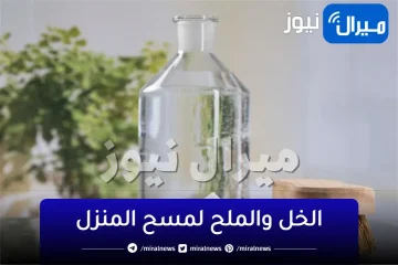 ” الخل والملح لمسح المنزل” وصفة كان لازم تعرفوها من زمان