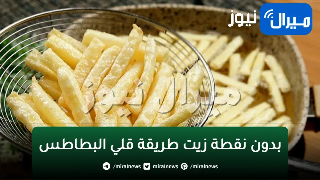 ” زي المطاعم ” طريقة مبتكرة لقلي البطاطس المقرمشة بدون ما تشرب نقطة زيت نهائي بطعم لذيذ ومقرمش