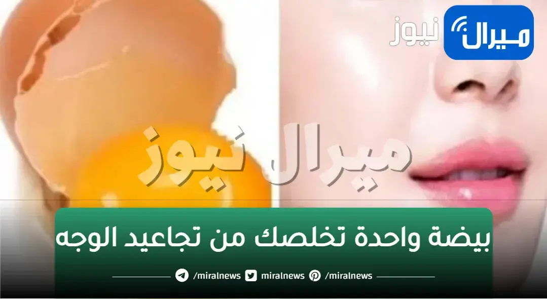بيضة واحده تخلصك من تجاعيد الوجه أقوي من البوتكس يجعل بشرتك مشدودة وناعمة كأنك في 20 سنة من عمرك
