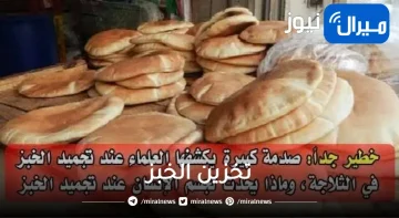 خطأ كارثي لدي تخزين ” الخبز ” وتجميده في ” الفريزر ” .. تعرف علي الطريقة الصحيحة ل ” تخزين الخبز”