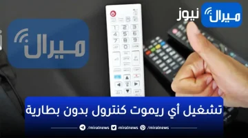 ندمت اني معرفتهاش من زمان.. بدون حجارة طريقه عبقرية لتشغيل أي ريموت لن تستغني عنها طوال حياتك