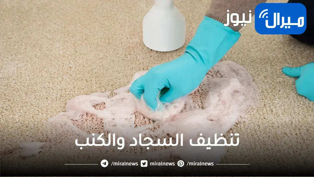 “هيرجع كأنه جديد”..خلطة سحرية لتنظيف السجاد والكنب بمكونات منزليه هتنبهري بالنتيجة جربيها فورا