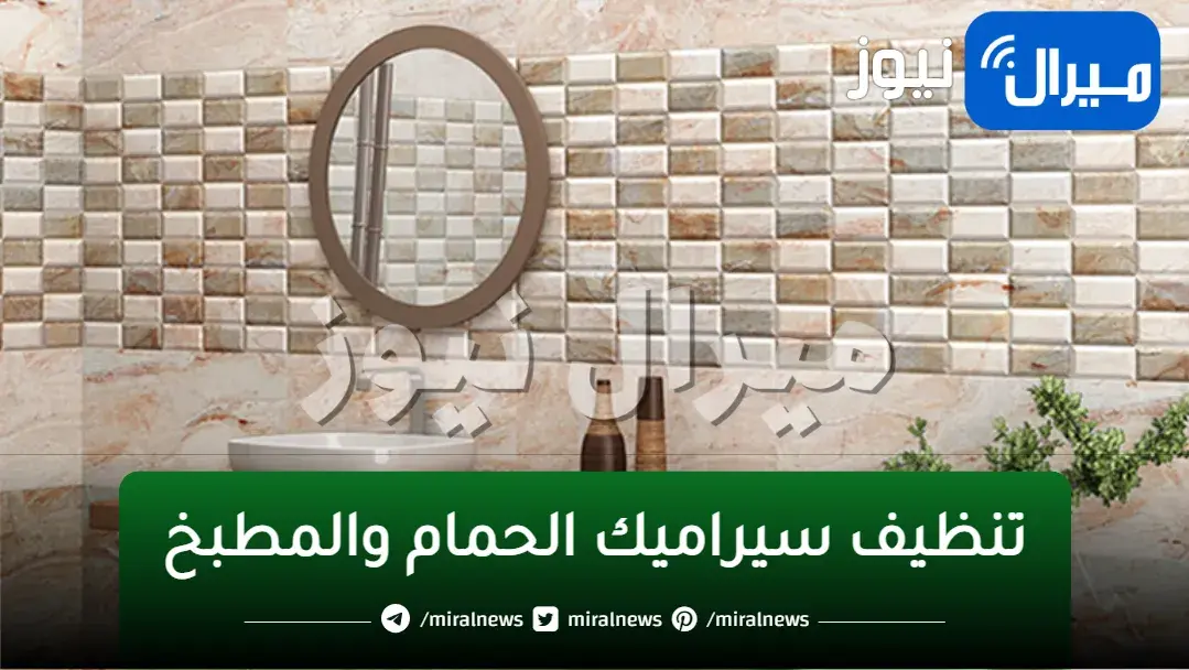 خلطتي الجبارة لتنظيف سيراميك الحمام والمطبخ من الدهون والجير بدون دعك وفرك