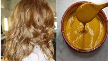 هدية للعرايس ..صبغ الشعر باللون الاشقر الذهبي مثل صالونات التجميل بكل سهولة وتغطية الشيب بدون تكلفة