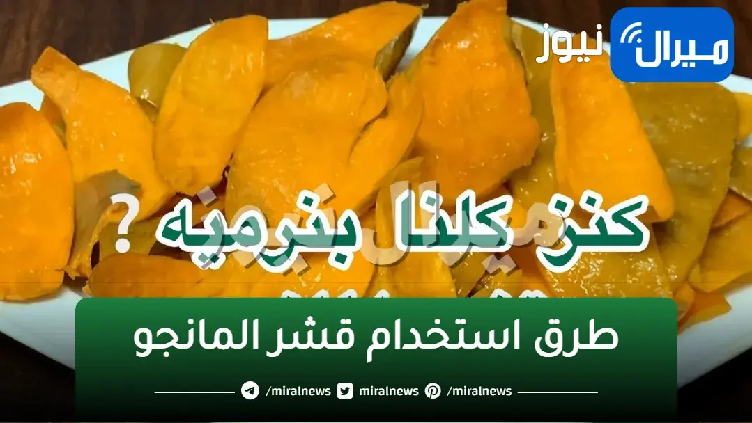 ضاع عمرنا بنرمي قشر المانجا.. فرحي أولادك بطريقة سهلة بدون تكاليف من قشور المانجو