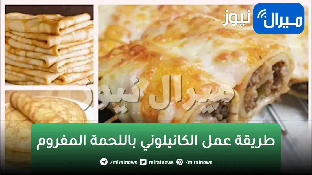 طريقة عمل الكانيلوني باللحمة المفروم في البيت بالخطوات لإضافتها على المائدة