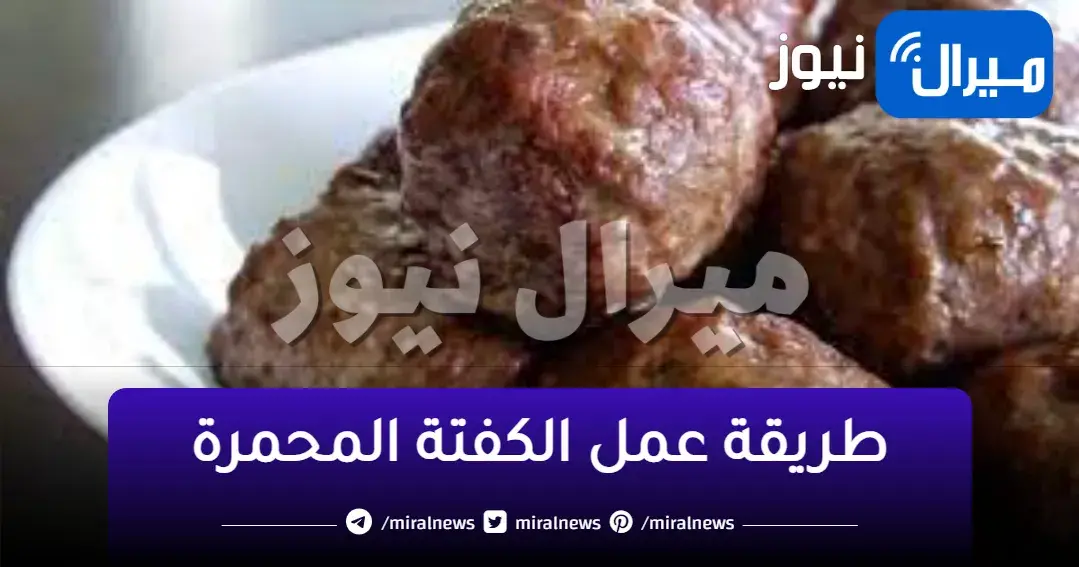 تكاته وحركاته.. طريقة عمل الكفتة المحمرة بأسهل وأسرع طريقة وبمذاق لذيذ وشهي مع الصوص