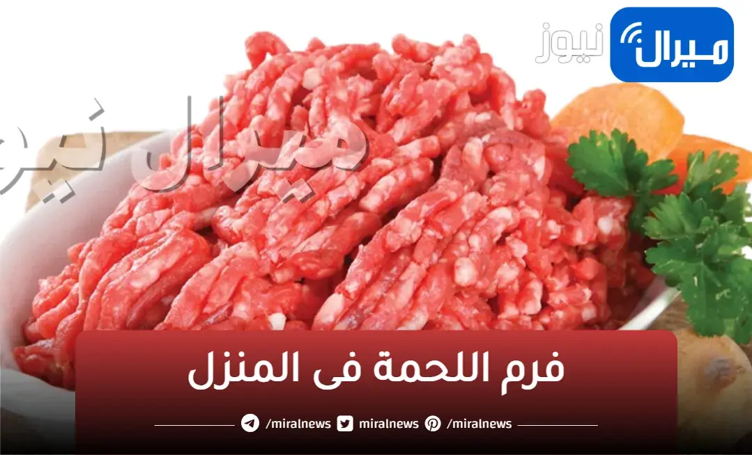 بدون مفرمه ولا كبه.. فرم اللحمة فى المنزل بكل سهولة فى لمح البصر بحاجة من مطبخك متخطرش على بالك