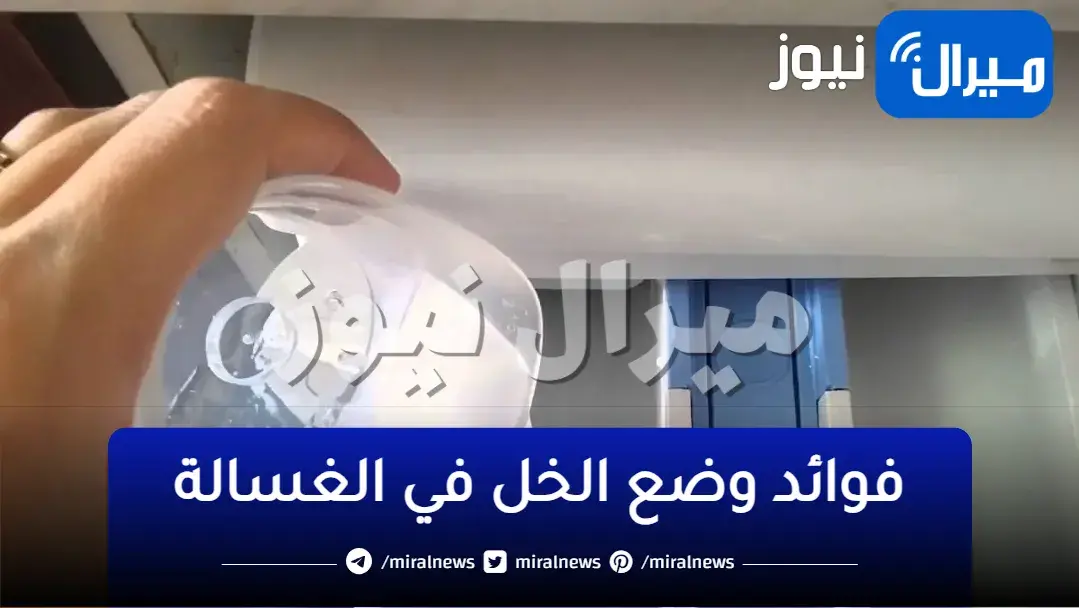 ماذا يحصل عند وضع الخل عند غسل الملابس