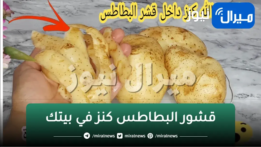 أوعى ترميه تاني.. قشور البطاطس كنز في بيتك تعالي أقولك تعملي بيها أيه