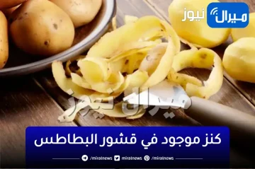 ” أرجوك لا ترميها ” قشور البطاطس كنز في بيتك له 8 فوائد ذهبية لن تتخيلها