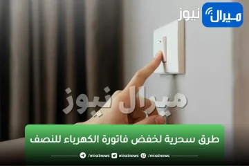 ودع الفاتورة العالية!!.. 10 طرق سحرية لخفض فاتورة الكهرباء للنصف مش هتحس بالفاتورة تاني