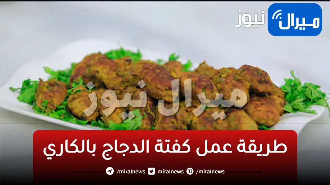 وصفة سهلة ولذيذة.. طريقة عمل كفتة الدجاج بالكاري