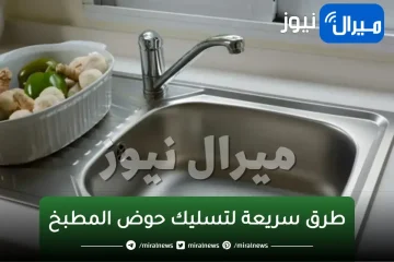 طرق سريعة لتسليك حوض المطبخ في سرعة الصاروخ.. لن تحتاجي إلا 3 دقائق فقط