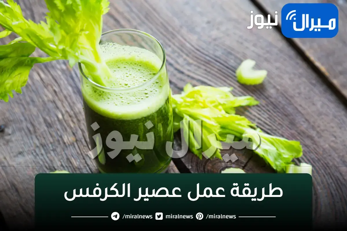 عصير الكرفس مشروب الملوك.. تناوله على الريق لمدة أسبوع ويغير جسمك بالكامل
