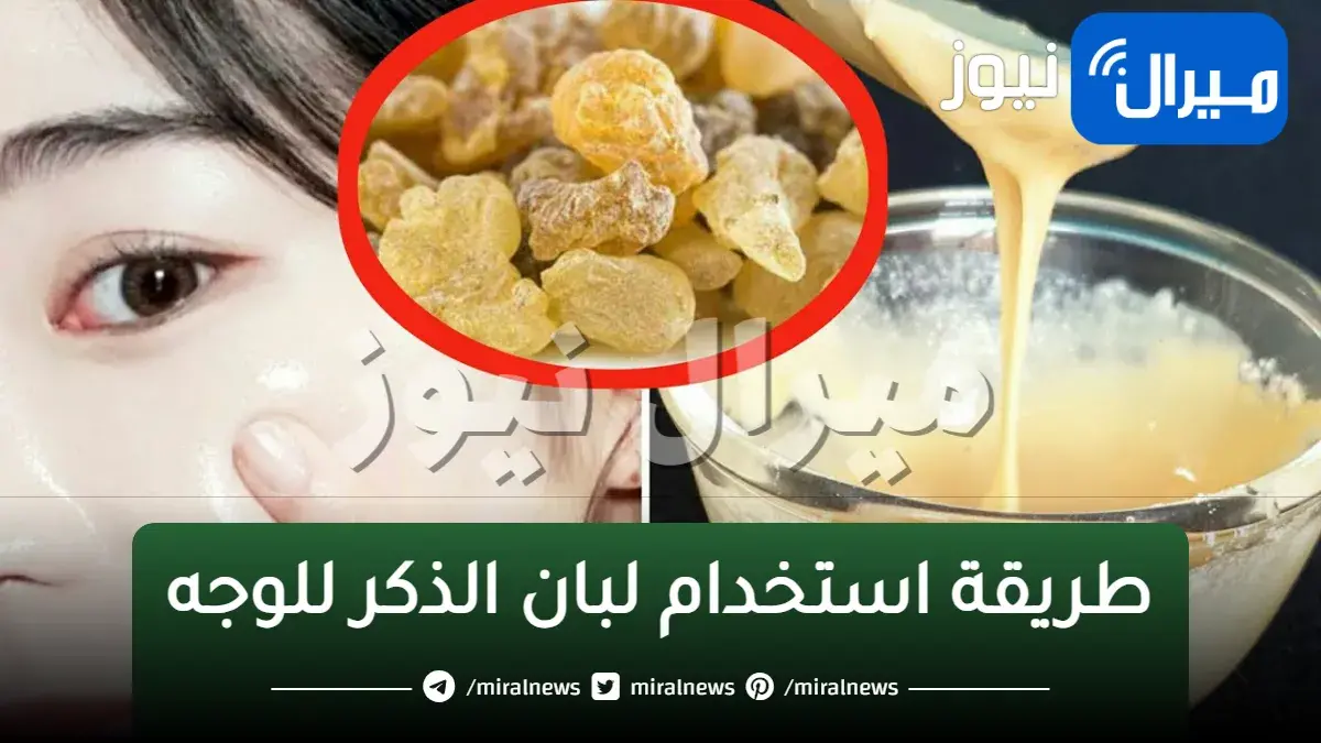 طريقة استخدام لبان الذكر للوجه