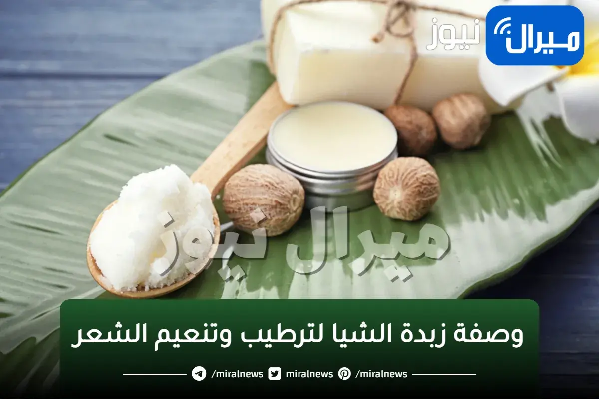 وصفة زبدة الشيا لترطيب وتنعيم الشعر ولتفتيح البشرة