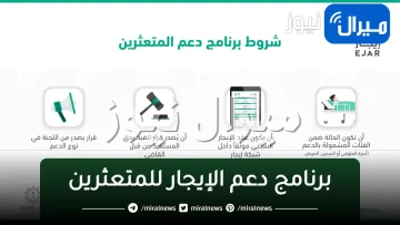 “برنامج دعم الإيجار” للمتعثرين بالسعودية شروط البرنامج والفئات المشمولة