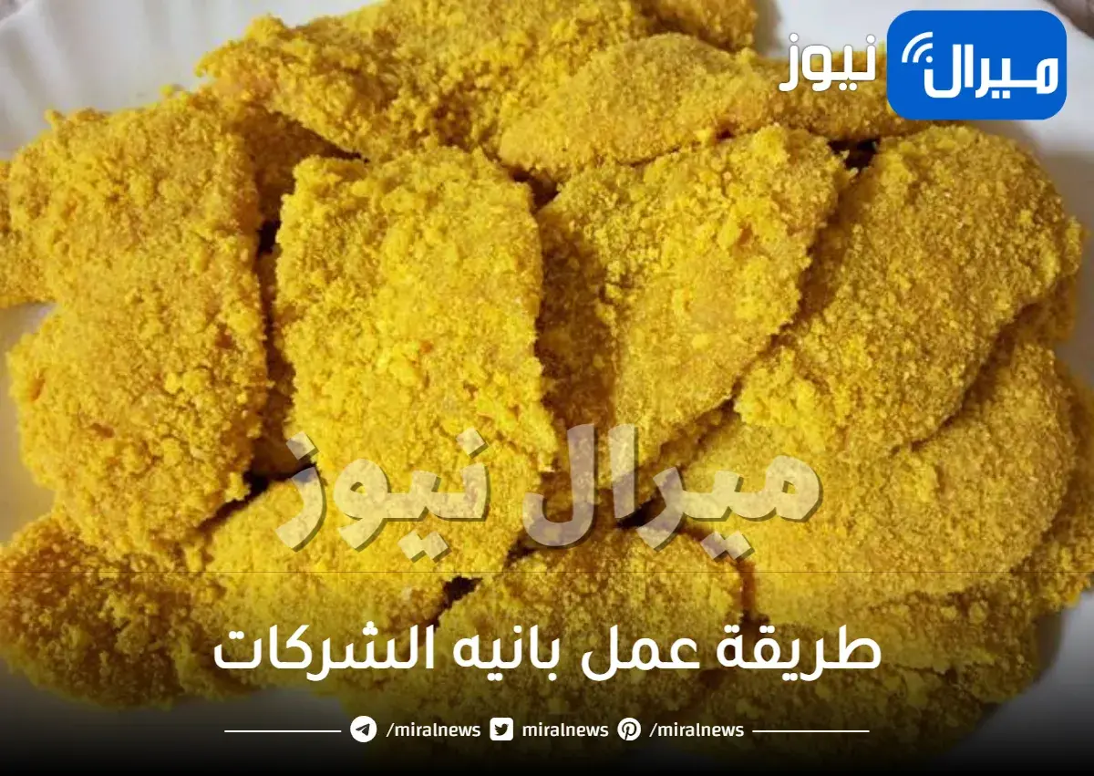 طريقة عمل بانيه الشركات في البيت بأسهل خطوات وطعم أشهى وألذ من الجاهز