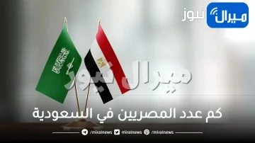 كم عدد المصريين في السعودية