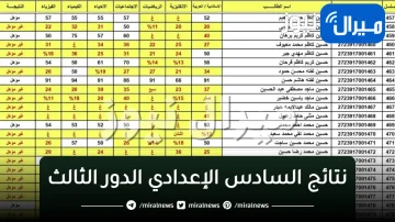 “الآن” نتائج السادس الإعدادي الدور الثالث أسماء الناجحين بالمحافظات العراقية