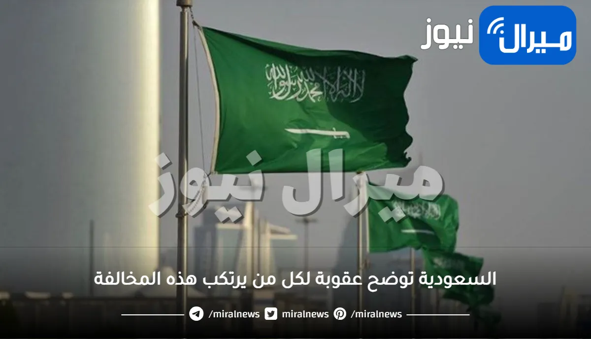 عاجل السعودية تصدر عقوبة لم يسبق لها مثيل تصل إلى السجن لخمس سنوات وغرامة مليون ريال لكل من يرتكب هذه المخالفة