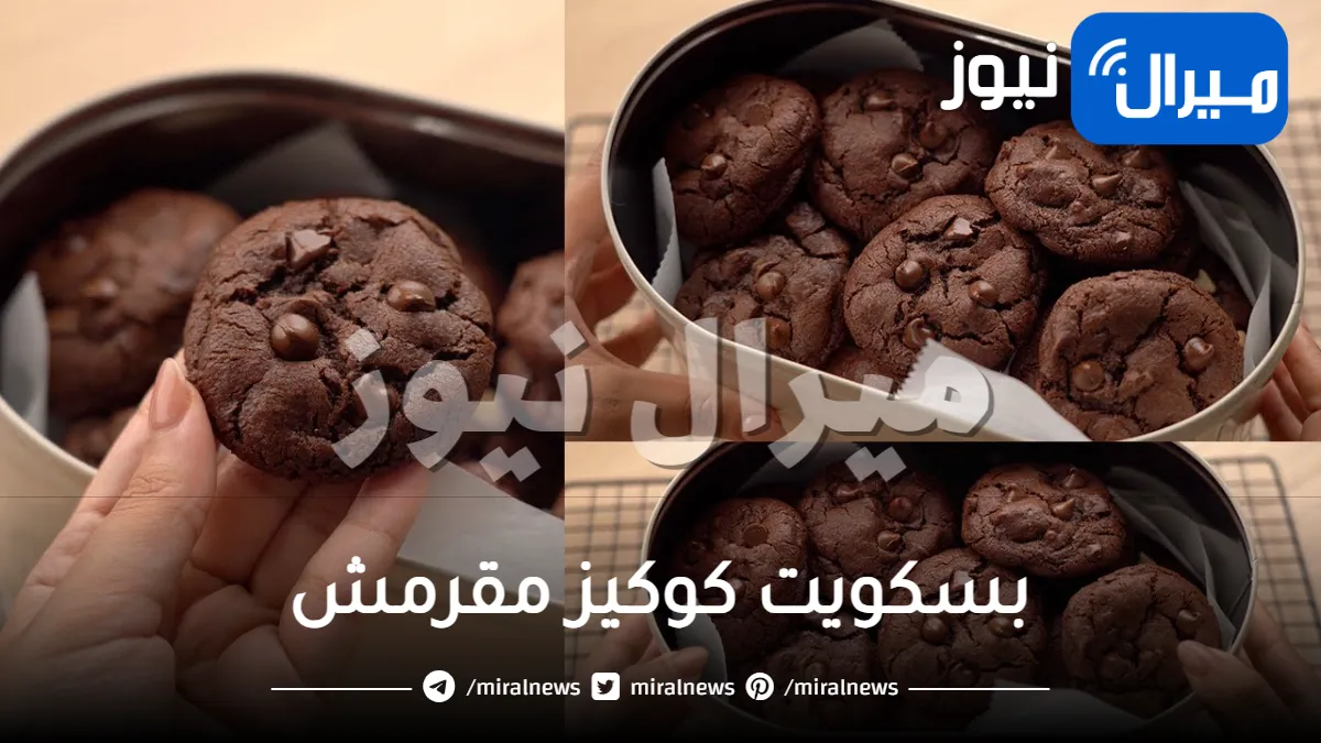 بكوب دقيق واحد .. طريقة عمل 30 بسكويت كوكيز مقرمش اشهى من محلات التحلية