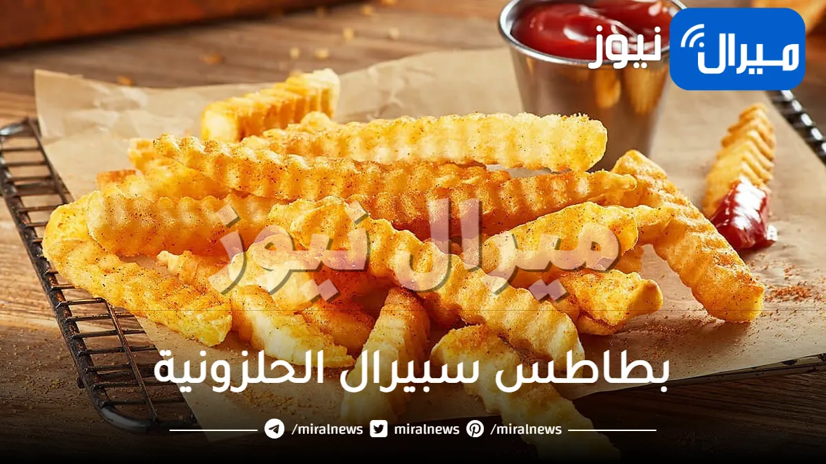 بطاطس سبيرال الحلزونية.. طريقة جديدة ولذيذة للبطاطس المقلية المقرمشة
