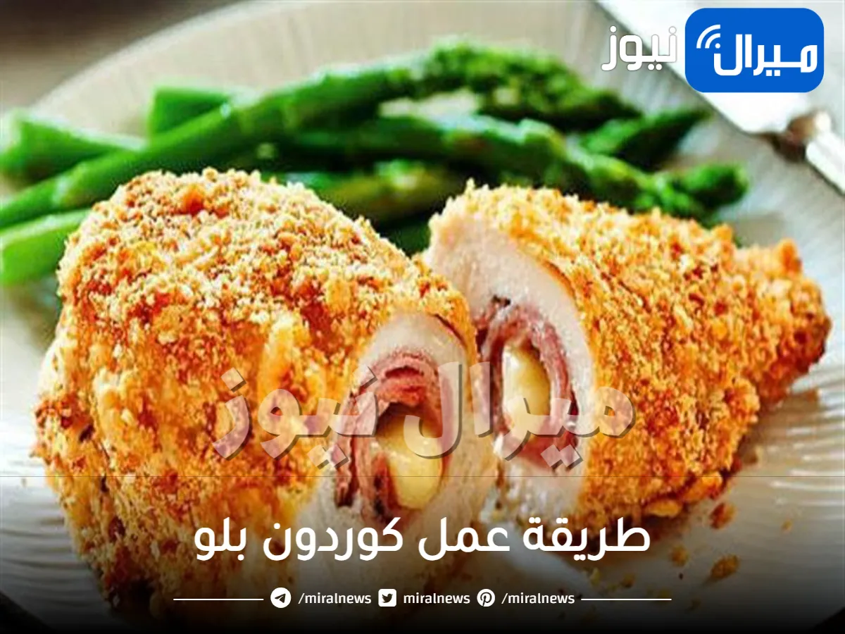 طريقة عمل كوردون بلو مع حشوها بالموتزاريلا