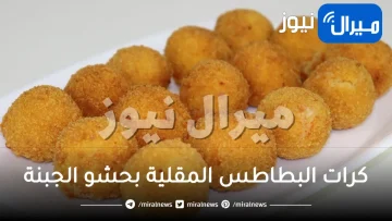 طريقة عمل كرات البطاطس المقلية بحشو الجبنة خطوة بخطوة لأشهى الأطباق الجانبية