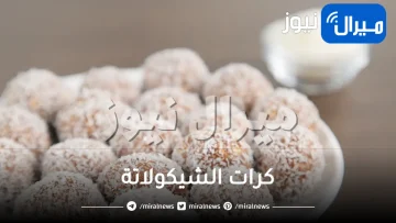 طريقة عمل كرات الشيكولاتة الشهية مع البسكويت لتقديمها للأطفال في شهر رمضان الكريم