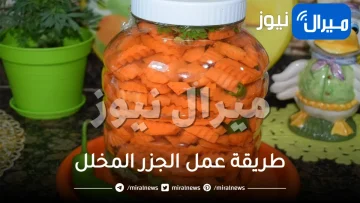 طريقة شهية لتحضير الجزر المخلل مثل الجاهز بربع ساعة فقط وبأسرار المحلات