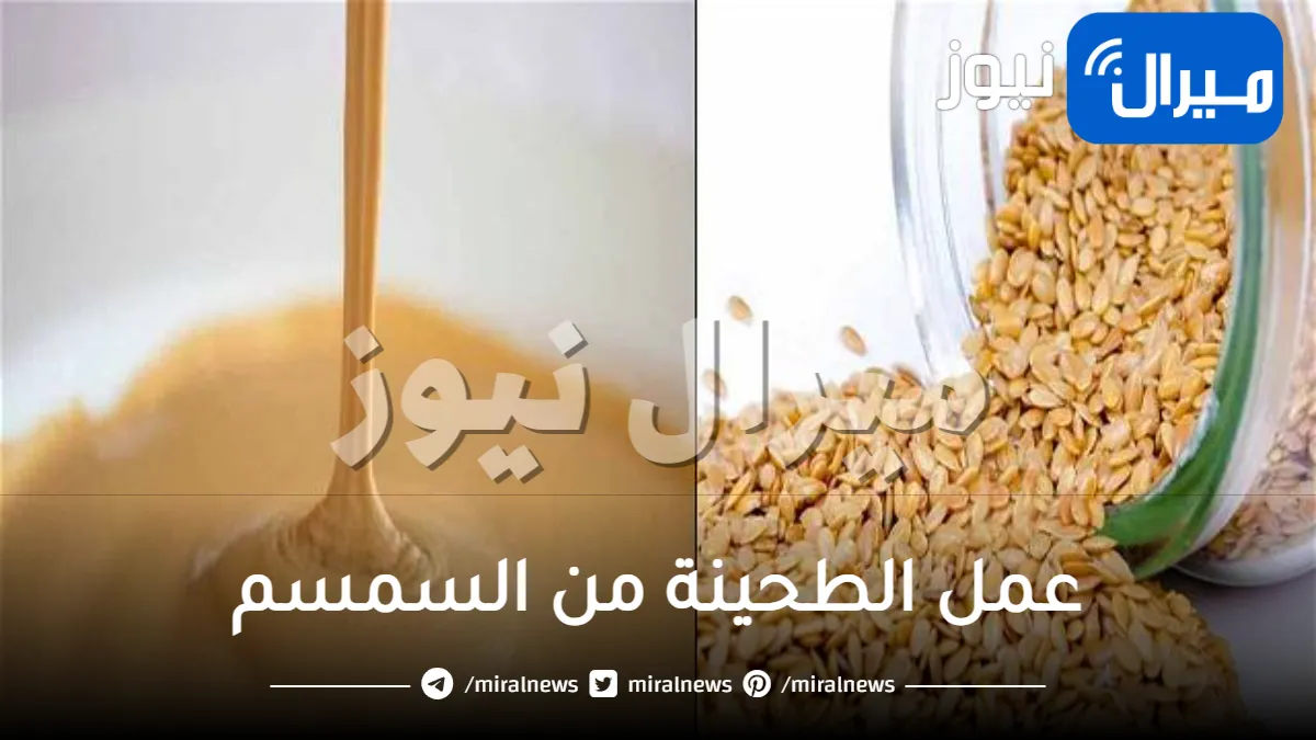 طريقة رهيبة وبدون تكلفة لعمل الطحينة من السمسم.. ثلاثة مكونات والطعم خيالي