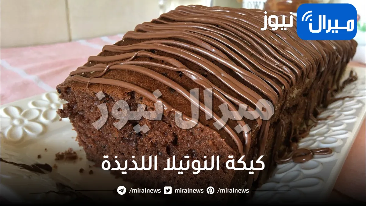 بكوب حليب.. حضري كيكة النوتيلا اللذيذة بمذاق يجنن لكِ ولأولادك وافضل حلويات رمضان