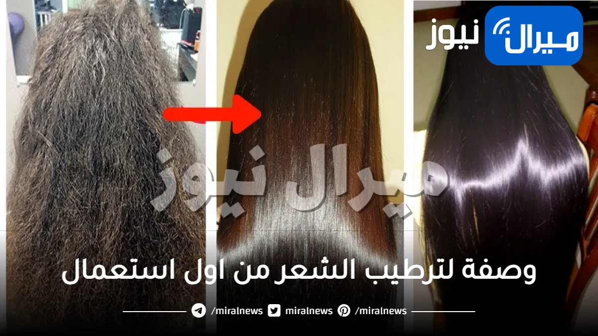 وصفة لترطيب الشعر من اول استعمال