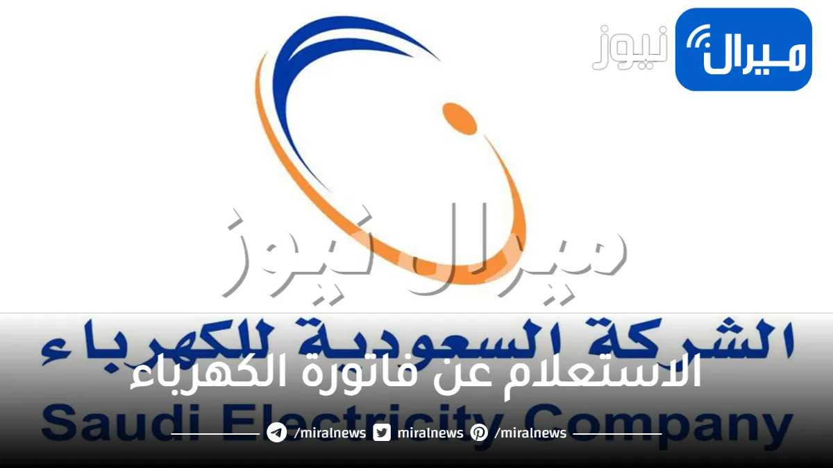 كيف تستعلم عن فاتورتك للكهرباء برقم الحساب ومعرفة قيمة الفاتورة برقم العداد