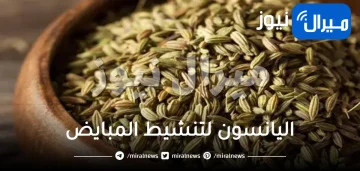 اليانسون لتنشيط المبايض والأعشاب الطبيعية لعلاجه