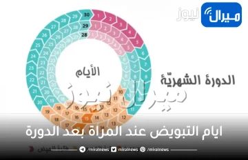 ايام التبويض عند المراة بعد الدورة وكيفية حسابها