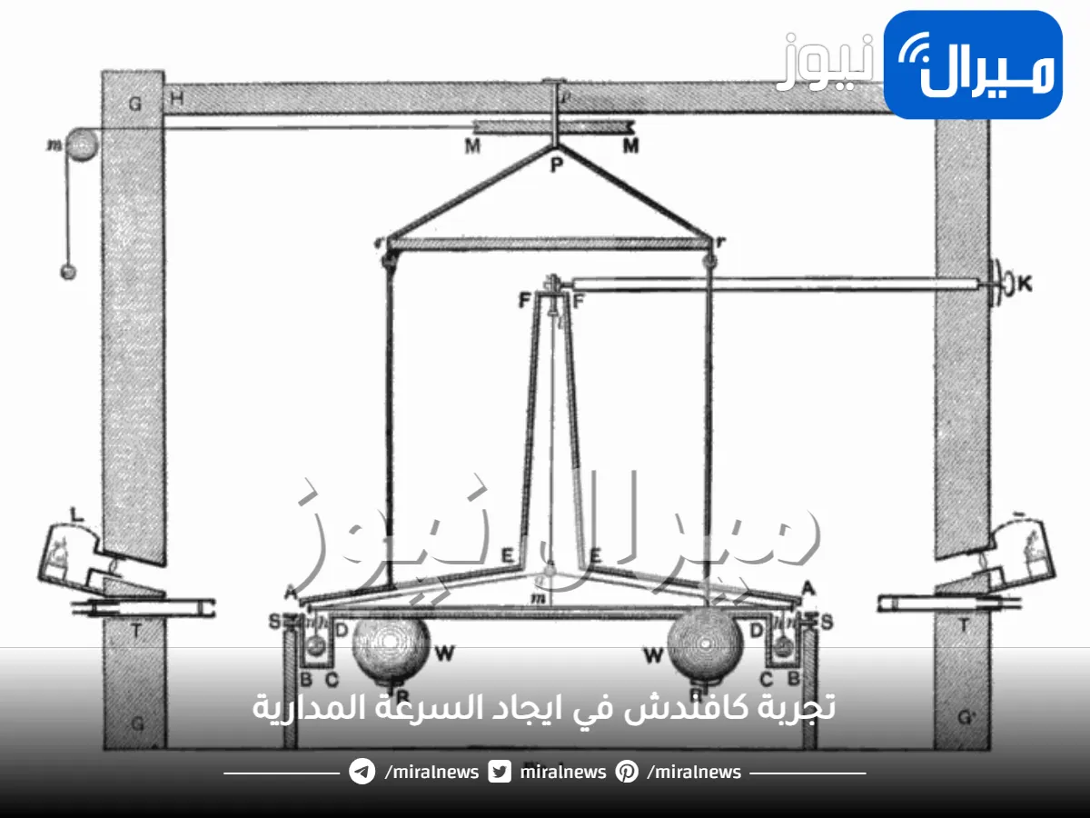 تتمثل أهمية تجربة كافندش في ايجاد السرعة المدارية