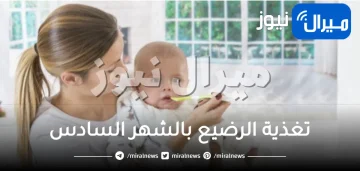 تغذية الرضيع بالشهر السادس .. دليلك لنظام غذائي صحي لطفلك