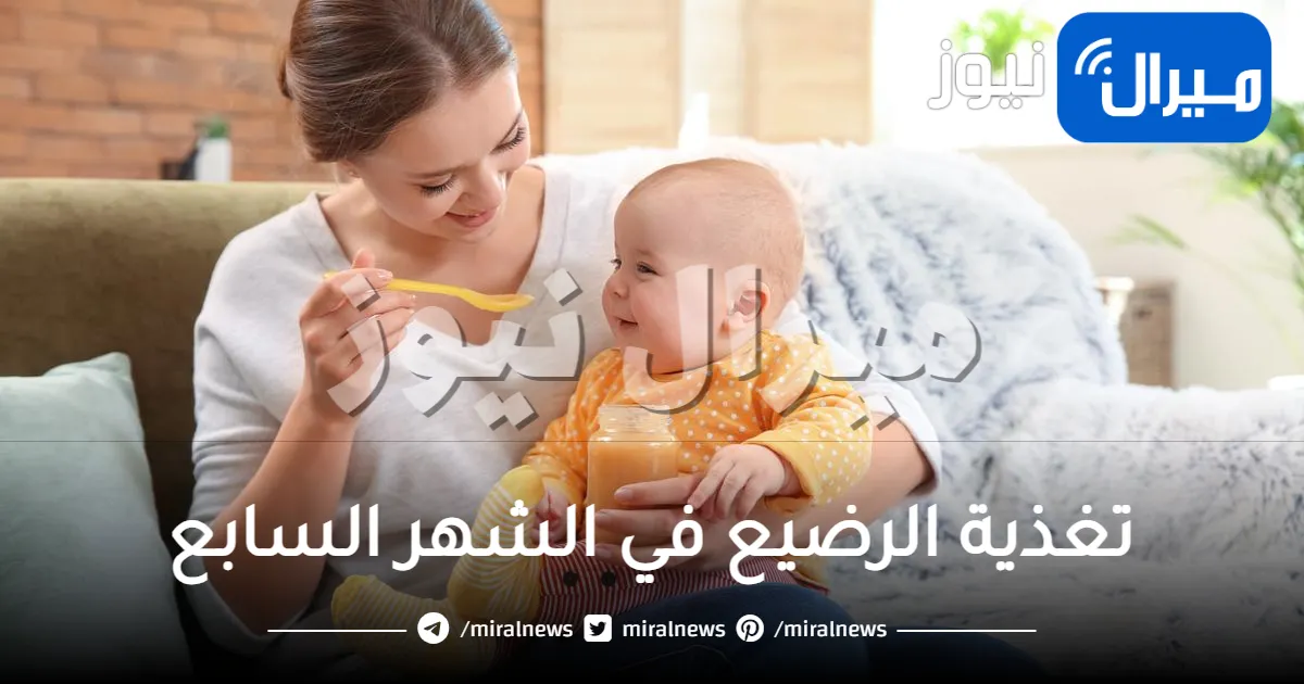 تغذية الرضيع في الشهر السابع تعرفي على أهم النصائح لهذه المرحله
