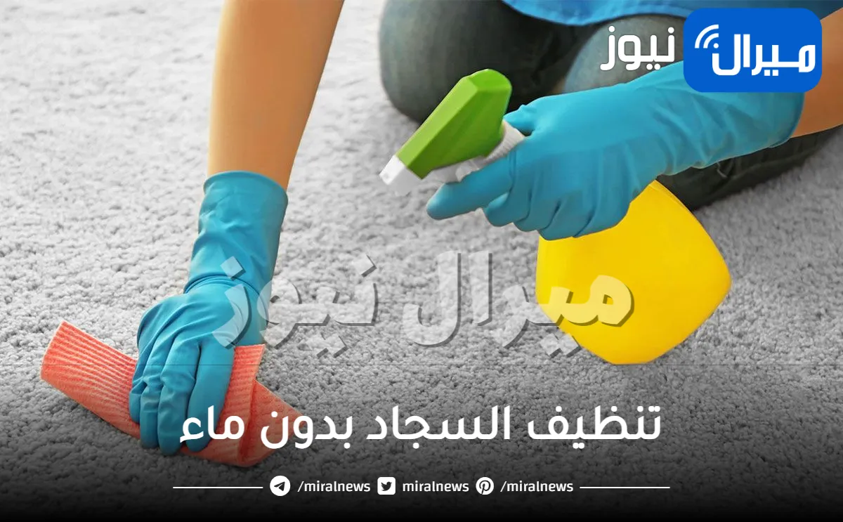 تنظيف السجاد بدون ماء .. طرق بسيطة لتنظيف السجاد بدون ماء في المنزل