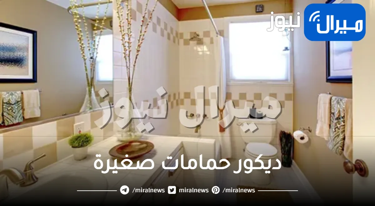ديكور حمامات صغيرة .. تعرفي على أفضل طريقة لتنظيمها