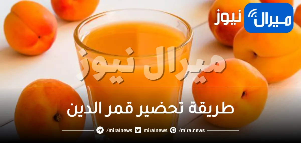 طريقة تحضير قمر الدين